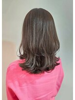 ツムグ 代官山 中目黒(TUMUGU)&nbsp;オリーブアッシュセミロング軽めミディアム30代40代50代60代