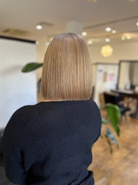 ヘアカラーアンドトリートメント専門店 ヘアカラーカフェ 神崎川店 (HAIR COLOR CAFE) ブリーチワンレングスヘア