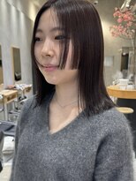 シベル(sibell)&nbsp;ボブ/ロブ/切りっぱなし/サイドバング/ストレート/地毛/鎖骨