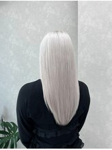 ダメージを94％抑えるケアカラーで仕上がるハイトーンカラー[本八幡/ハイトーン]