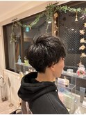 ワンカールシャドーツイスト韓流パーマ