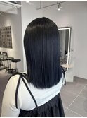 透明感ネイビーカラー