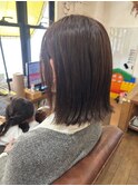 結べるミディアムボブレイヤー20代30代40代