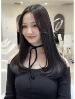 ザックラフィネ(ZACC raffine) オリーブグレージュ/ローレイヤーカット/縮毛矯正