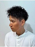 横浜メンズパーマ横須賀ツイストスパイラルアップバングパーマ