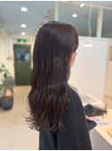 【LIBRE恵比寿】柔らかグレージュ×ウェーブ巻き