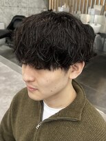 フィフス(fifth) 原宿ツイストスパイラルパーマ緩めメンズカットラウンドマッシュ