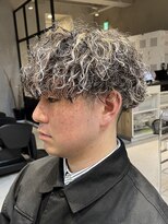 エリマ 調布(elima) 調布メンズパーマ波巻きパーマプードルパーマッシュウルフ強め