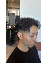チル(chill)&nbsp;メンズパーマ　大人男髪