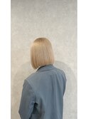 王道ボブ×ブロンド