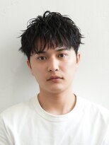 ログ(LOG)&nbsp;メンズショート 無造作パーマ メンズパーマ 高松