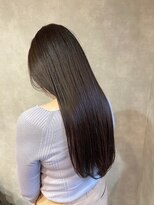 ピュアメンド 梅田(Pure Mend)&nbsp;ツヤサラ縮毛矯正×ダークグレージュロング