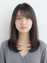 ビビ バイ マグ 岡谷店(bivi by Mag)&nbsp;小顔レイヤー×ブリーチなしカラー韓国風髪質改善