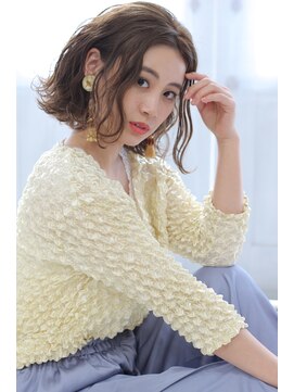 ヘアリゾート バレンタイン(hair+resort valentine) 【valentine高木】無造作ウェーブ×キャラメルベージュ