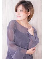 オウル(Owll)&nbsp;【DISHEL】大人かわいいショートボブ 小顔コンパクトスタイル