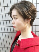 フラミューム 恵比寿(flammeum)&nbsp;ミヤザキスタイル    癖を活かしたハンサムショート