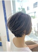 質感ショートボブ