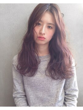 ロピオル(Lopiolu) 【 Lopiolu 島田】センターパート×シフォンカールロングヘア