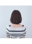 フェミニンショートボブ