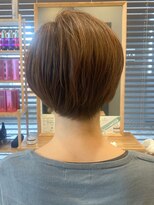 グラッシー センター北店(GLASSI)&nbsp;【GLASSI】大人丸みショート★ミルクティーベージュ★髪質改善