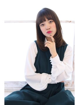 フォルテ 掛川店 パッツンワイドバングの前髪☆