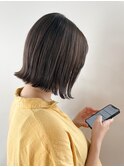 【MASAYA】マロンベージュ×Aラインボブ