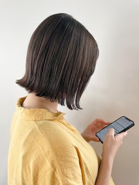 オル(Olu) 【MASAYA】マロンベージュ×Aラインボブ