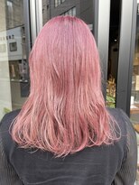 ヘアー アイス ルーチェ(HAIR ICI LUCE)&nbsp;ピンクカラー ブリーチカラー ピンクパープル 担当山中