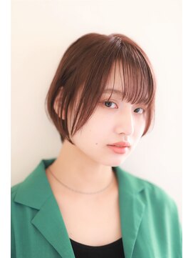 ヘアーサロン エクラ(HAIR SALON eclat) 大人可愛いショートボブ/絶壁解消小顔丸みシルエット