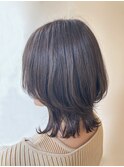 ミディアムレイヤー 大人ブラウンベージュ