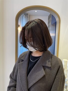 ロンドアベニール 北千住(Lond avenir) namie 縮毛矯正で韓国ボブに