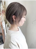 #ショートヘア#グレージュ