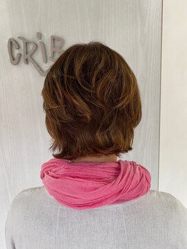 クライブヘアー 佐倉店(CRiB hair) ハイライト ウルフカット