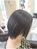 ショート×ナチュラルストレート