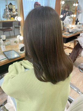 ネオリーブ チロル 横浜西口店(Neolive CiroL.) ブリーチなしダブルカラー☆グレージュ