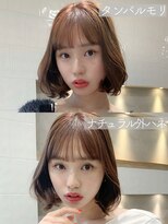 アリュウル 表参道 青山(Allure) 韓国ボブ タンバルモリ 切りっぱなしボブ ミニボブ 外ハネボブ