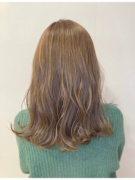 ブロッサム ひばりヶ丘(Blossom) 20代30代40代大人可愛いウェーブヘアミルクティハイトーン