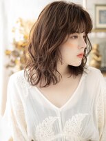 カバーヘアアンドスパ ブリス 浦和(COVER HAIR&SPA bliss)&nbsp;フレンチカジュアル前髪パーマ小顔ふわミディa浦和20代30代40代