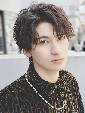 フィフス 栄(fifth) ツイストスパイラルパーマメンズパーママッシュウルフフェード