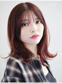 似合わせ イメチェンヘアスタイル ハッシュカット フルバング