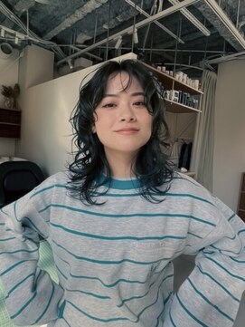 エルム 原宿 表参道(yelm) ★くびレイヤーエモージュイメチェンハッシュカットフルバング