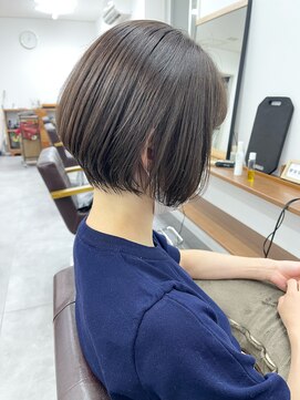 ランプ(Lamp) 白髪染め/髪質改善/中野/ボブショート ビフォアー＆アフター