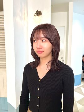 ローネス ギンザ(LONESS ginza) ピンクラベンダーミディアムレイヤー髪質改善トリートメント銀座