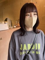 シー 岡崎(,SHE)&nbsp;切りっぱなしボブ/エアリーロング/美髪/ピンクブラウン/岡崎