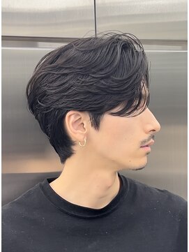 レタッチバイフィフス(RETOUCH by fifth) 大人毛流れセンターパート緩めニュアンスパーマ