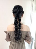 ゼスト 中野店(ZEST)&nbsp;【ZEST中野/KOTOMI】ツイン編み下ろし/お呼ばれアレンジ