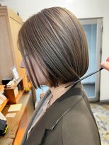 アクター(actor) 黒髪/ボブルフ/ネビージュ/小顔/ワンレン/前髪/ミディ/20代/30代