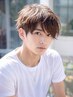 《今だけオープン価格♪》学生に人気♪メンズカット+フルカラー+パーマ￥16000