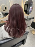 メルティカラーフェミニンロング似合わせカット