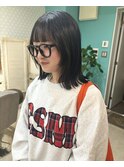 【お客様snap】外ハネボブ／顔周りレイヤー